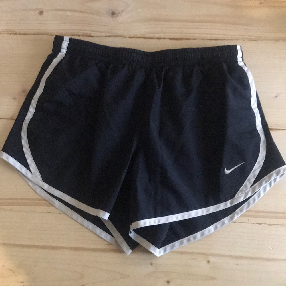 Black and White Nike Dri-Fit Shorts